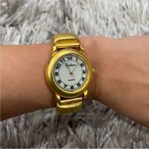 Eastman Quartz Gold Chain Wristband Watch